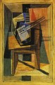 Guitar on a table 1919 cubism Pablo Picasso
